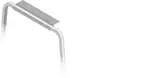 Rational 60.75.895 Mobile Oven Rack Handle Holder  for 20-half and 20-full sizes (Note: supplied as standard with units)