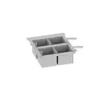 Rational 60.75.978 Portion Basket Kit  includes (4) 1/6 GN solid baskets with lids and frame