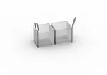 Rational 60.75.982 Portion Basket Kit  includes (2) 1/6 GN frying baskets