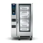 Rational Rational ICP 20-FULL LP 208/240V 1 PH (LM100GG) Full Size Natural Gas Combi Oven with Controls -