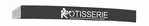 Rotisol USA 1600BDE Roof  with illuminated "Rotisserie" sign