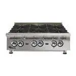 Star Star 808HA 8 Burner Countertop Gas Hotplate / Range with Manual Controls - 30,000 BTU