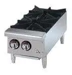 Star Star 602HF 2 Burner Countertop Gas Hotplate / Range with Manual Controls - 50,000 BTU