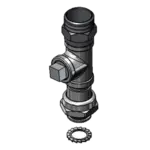 T&S Brass B-TEE-EZK EasyInstall Tee Assembly