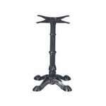 TABLE BASE, 22" ROUND, BLACK, 2-PIECE, 4" X 25" COLUMN