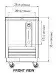 Turbo Air TBC-24SD-N6 Super Deluxe Bottle Cooler