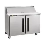 Traulsen Traulsen CLPT-4812-SD-LR 48.56'' 2 Door Refrigerated Sandwich / Salad Prep Table with