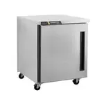 Traulsen Traulsen CLUC-27F-SD-R 27.50'' 1 Section Undercounter Freezer with 1 Right Hinged Solid Door and Side / Rear Breathing Compressor