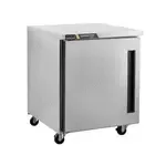 Traulsen Traulsen CLUC-27R-SD-R 27.50'' 1 Section Undercounter Refrigerator with 1 Right Hinged Solid Door and Side / Rear Breathing Compressor