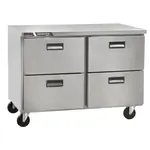 Traulsen Traulsen CLUC-48F-DW 48.25'' Section Undercounter Freezer with Solid 4 Drawers and Side / Rear Breathing Compressor