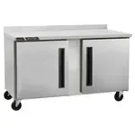 Traulsen Traulsen CLUC-60R-SD-WTLL 60.25'' 2 Door Worktop Refrigerator with Front Breathing Compressor - 16.94 cu. ft.