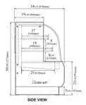 Turbo Air Turbo Air TCGB-72DR-W(B) Bakery Case