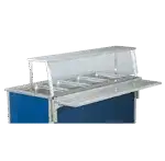 Vollrath 37310 Single Deck Classic Cafeteria Breath Guard for