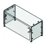 Vollrath SS-6BG-061C 6-Series Velocity Cafeteria-Style Breath Guard