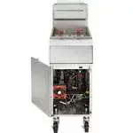 Vulcan Vulcan 1GR45M 15 - 50 lb. Gas Floor Model Full Pot Fryer with Millivolt Thermostatic Controls - 120,000 BTU