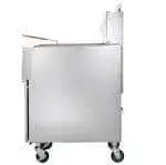 Vulcan Vulcan 1VK45CF PowerFry5 15 - 50 lb. Gas Floor Model Full Pot Fryer with Computer Controls - 70,000 BTU