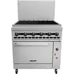 Vulcan Vulcan 36C-36CBP Restaurant Gas Range, with (1) 36" Charbroiler and Convection Oven - 128,000 BTU