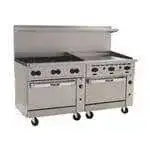 Vulcan Vulcan 72SC-6B36GT Restaurant Gas Range, 72" W with 6 Burners (1) 36" Griddle and (1) Standard Oven & (1) Convection Oven - 310,000 BTU