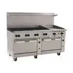 Vulcan Vulcan 72SC-8B24GT Restaurant Gas Range, 72" W with 8 Burners (1) 24" Griddle and (1) Standard Oven & (1) Convection Oven - 350,000 BTU