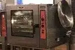 Vulcan Vulcan ABC7G-NATP Full Size Natural Gas Combi Oven with Dials / Buttons Controls - 120 Volts