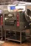 Vulcan Vulcan ABC7G-PRO Full Size Natural Gas Combi Oven with Dials / Buttons Controls - 120 Volts