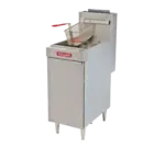 Vulcan Vulcan
LG400-QS-PLATINUM
Gas Floor Model Full Pot Fryer
with Controls
-