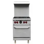 Vulcan Vulcan
SX24-4BN-QS-PLATINUM
Restaurant Gas Range, 24" W
with
and
-