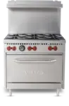 Vulcan Vulcan
SX36-6BN-QS-PLATINUM
Restaurant Gas Range,
with
and
-