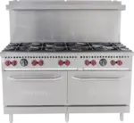Vulcan Vulcan
SX60-10BN-QS-PLATINUM
Restaurant Gas Range, 60" W
with
and
-