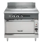 Vulcan Vulcan V1FT36 Commercial Range, 36" W with (1) 36" French Top and Modular Base - 45,000 BTU