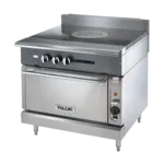 Vulcan Vulcan V1FT36C Commercial Range, 36" W with (1) 36" French Top and Convection oven - 77,000 BTU