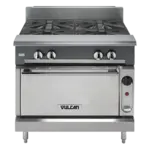 Vulcan Vulcan V2BG8T Commercial Range, 36" W with 2 Burners (1) 18" Griddle and Modular Base - 100,000 BTU