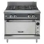 Vulcan Vulcan V4B36S Commercial Range, 36" W with 4 Burners Burners and Standard Oven - 190,000 BTU