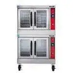 Vulcan Vulcan VC44GD Double Deck Gas Convection Oven with Dials / Buttons Contols, 120 Volts