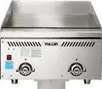 Vulcan Vulcan VCCG24-AS 24'' Countertop Gas Griddle with Thermostatic Controls - 60,000 BTU