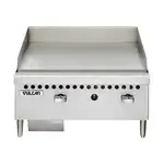 Vulcan Vulcan
VCRG48-M-QS-PLATINUM
480''
Countertop Gas Griddle
with Controls
-