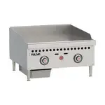 Vulcan Vulcan
VCRG48-T-QS-PLATINUM
480''
Countertop Gas Griddle
with Controls
-