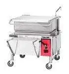 Vulcan Vulcan VE30 VE Series 30 Gallon Electric Open Base Tilting Skillet Braising Pan with Manual Contols - 208 Volts, 12 Kilowatts