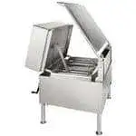 Vulcan Vulcan VG40 VG Series 40 Gallon Gas Floor Model Tilting Skillet Braising Pan with Manual Contols - 120,000 BTU