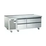 Vulcan VSC48 48" 2 Drawer Refrigerated Chef Base with Flat Top 