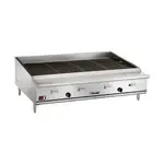 Vulcan Vulcan VTEC14 14.38" Gas Countertop Standard Duty Infrared Charbroiler with Manual Control - 22,000 BTU