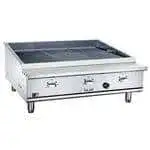 Vulcan Vulcan VTEC36 36.38" Gas Countertop Standard Duty Infrared Charbroiler with Manual Control - 66,000 BTU