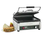 Waring Waring WDG250 Sandwich / Panini Grill, Dual, with 14-1/2" x 11" Ribbed Top & Flat Bottom Cooking Surface - 120 Volts