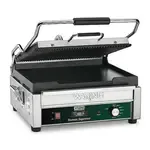 Waring Waring WDG250T Sandwich / Panini Grill, Single, with 14.5" W x 11"D Ribbed Top & Flat Bottom Cooking Surface - 120 Volts