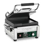 Waring Waring WFG150T Sandwich / Panini Grill, Single, with 9-1/4" x 11-1/2" Flat Cast Iron Cooking Surface - 120 Volts