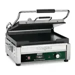 Waring Waring WFG250T Sandwich / Panini Grill, Single, with 14-1/2" x 11" Flat Cast Iron Cooking Surface - 120 Volts