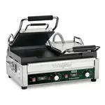 Waring Waring WFG300T Sandwich / Panini Grill, Dual, with 17" x 9-1/4" Flat Cast Iron Cooking Surface - 240 Volts