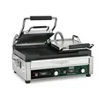 Waring Waring WPG300T Sandwich / Panini Grill, Dual, with 17" x 9-1/2" Ribbed Cast Iron Cooking Surface - 240 Volts