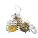 Winco WH-4 Condiment Jar Holder