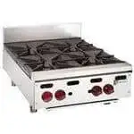 Wolf Wolf AHP424 4 Burner Countertop Gas Hotplate / Range with Manual Controls - 120,000 BTU